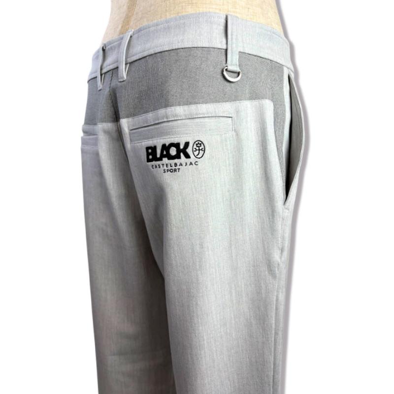 極美品 カステルバジャック ストレッチパンツ ダークグレー 50 ゴルフ
