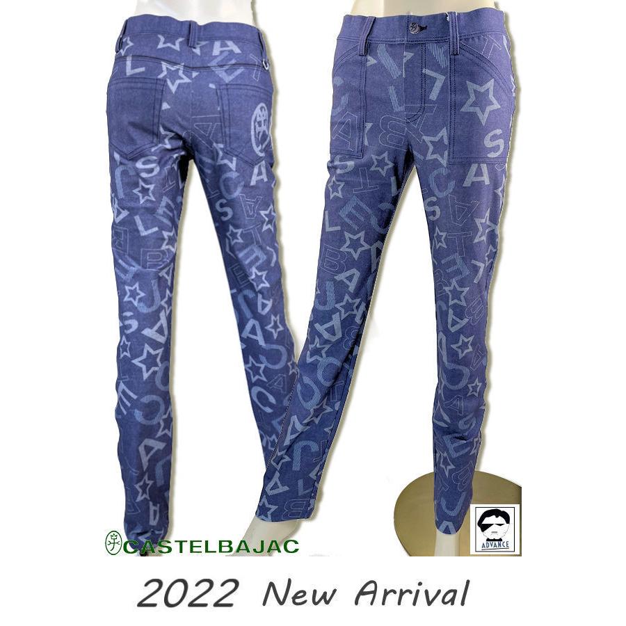 お礼や感謝伝えるプチギフト ブランド ゴルフウェア レディース 服 カステルバジャック 22新作春夏 724 2140 215 59 ラッピング無料 送料無料 Castelbajac ロングパンツ スラックス サイズ 40 M