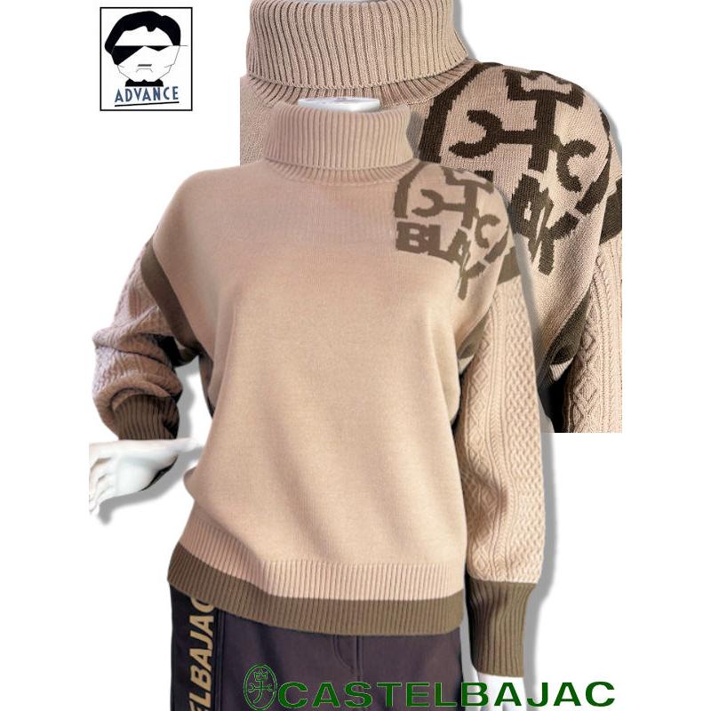 【未使用】CASTELBAJAC　レディース　ゴルフ　トップス CASTELBAJAC（カステルバジャック） 30％OFF セール 長袖ニット ゴルフ