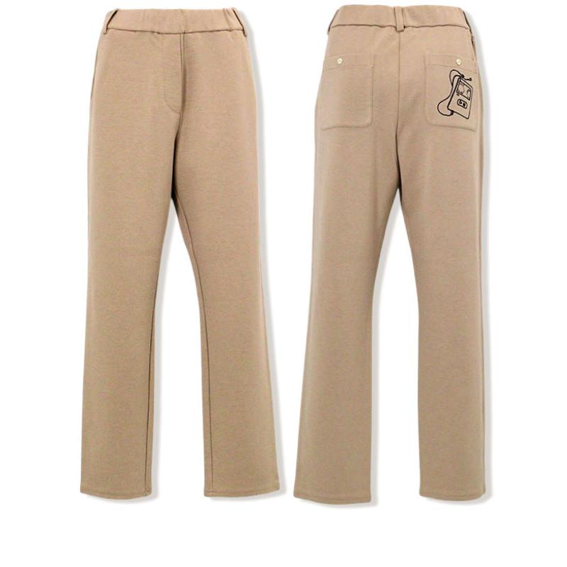 coco 未使用品 ピッコーネクラブ PICONE CLUB レディース パンツ 38(M) ライトグレー ベージュ系 総柄 ストレッチ Picone CLUB（ピッコーネクラブ） 30％OFFセール PICONE CLUB 2025新作