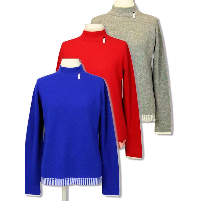 新品STUDIO PICONE 赤 ニット 40