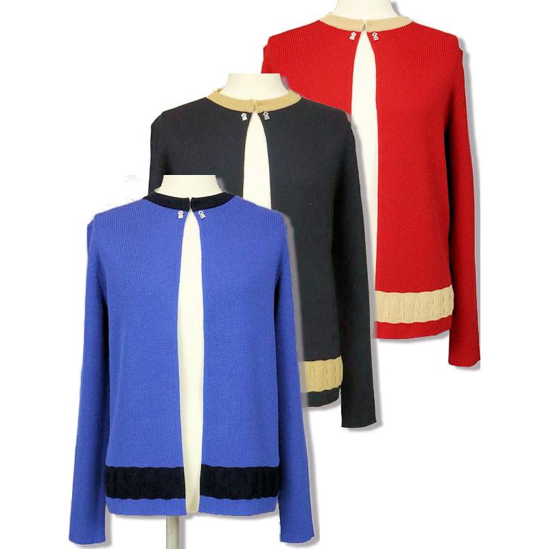 美品✨ PICONE ピッコーネ　ジャケット　カーディガン　羽織り　襟　ボーダー STUDIO PICONE 30%OFFセール スタジオピッコーネ 2024新作秋冬