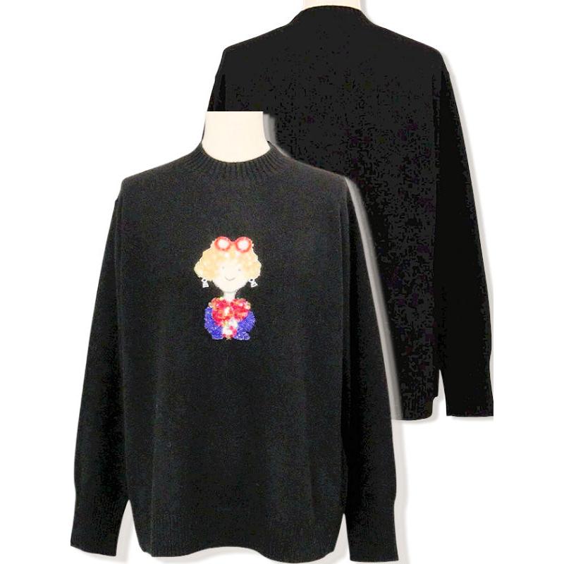 新品 PICONE ビーズ刺繍デザイン ハイネックセーター 38 STUDIO PICONE（スタジオピッコーネ） 30％OFFセール STUDIO PICONE