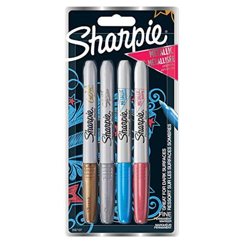 Sharpie シャーピー 公式 油性 ペン マーカー アート イラスト マンガ 描画 デコレーション 可愛いクリスマスツリーやギフトが メタ 落書き 油性コミック スケッチ