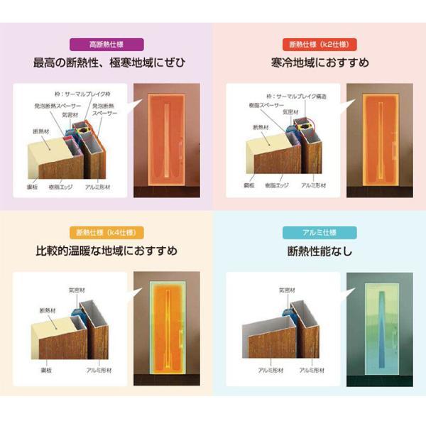 工事パック LIXIL リシェント3 C12N型 片開き アルミ仕様 リフォーム玄関ドア 木目調 アルミ色 特注寸法 W幅752-977×H高さ1738-2438mm_9