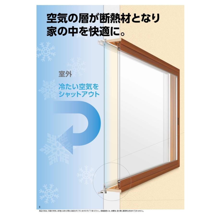 工事パック　リクシル インプラス 内窓 4枚建 引違い窓 W幅4001-5000mm×H高さ1901-2450mm Low-E複層ガラス アルゴンガス_5