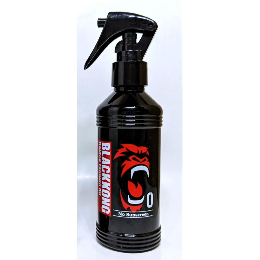 ブラックコング ゴールデンタンニングオイル SPF0 180ml 日焼けオイルゴリラ 最強日焼けオイル サンオイル 日焼け 真っ黒 日サロ 海 最強 5本セット スプレー付 |  | 09