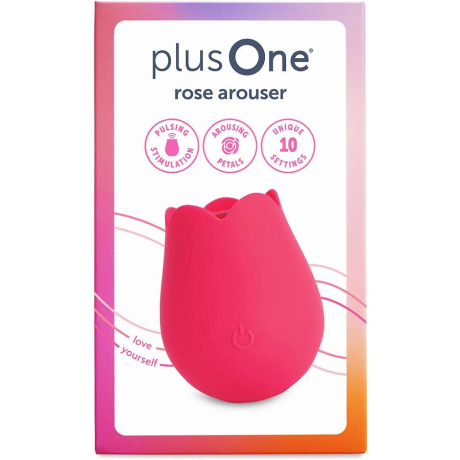 マッサージ器 ローズ レッド USB充電 10振動調節 静音 電動マッサージ コンパクト 完全防水 セクシュアルウェルネス プレゼント セルフプレジャー plusOne |  | 05