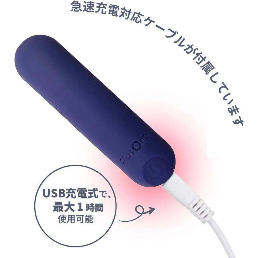 マッサージ器 コンパクトサイズ USB充電 10振動調節 静音 電動