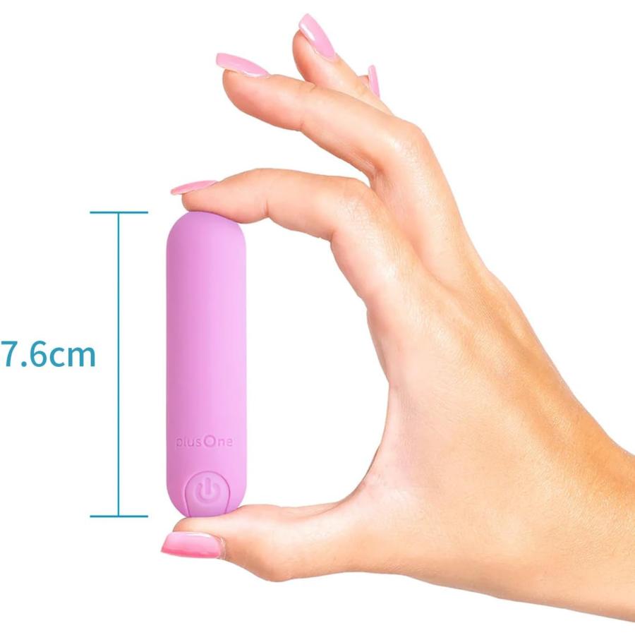 マッサージ器 コンパクトサイズ ライトピンク USB充電 10振動調節 静音