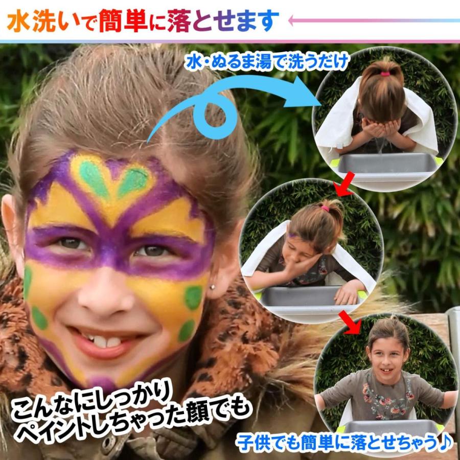 Playcolor Makeup フェイスペイント 6本セット 簡単水洗 リキャップタイプ 欧州ｃｅマーク認証商品 6basic2 09 055 アドヴァンストア 通販 Yahoo ショッピング