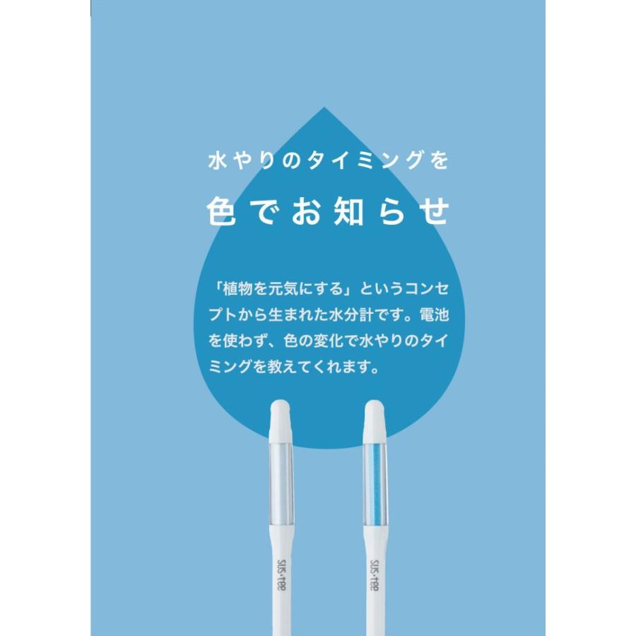 並行輸入品 キャビノチェ Sustee 水やりチェッカー サスティー Lサイズ ホワイト C 0013 Wh Discoversvg Com