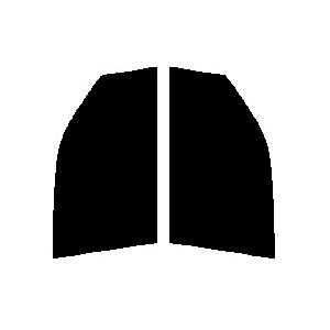 GY-3IR 運転席・助手席 eKワゴン H82W カット済みカーフィルム ハード