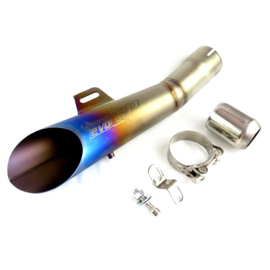 マーベリック　スリップオン　 ソリッドチタンマフラー スリップオンマフラー 汎用 マフラー チタンルック ステンレス製