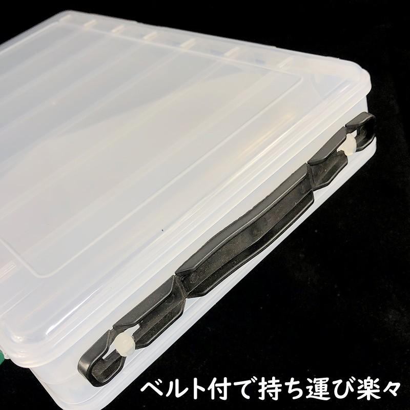 ルアー ジグ エギ ケース Lタイプ 全14パーテーション グリップ