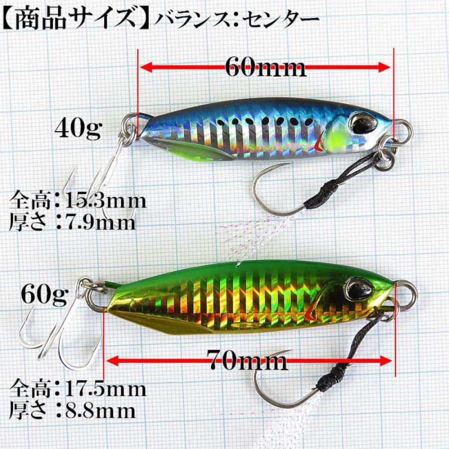 メタルジグ Drager Micro ドラッガー マイクロ 60g 70mm ジギンガーZ