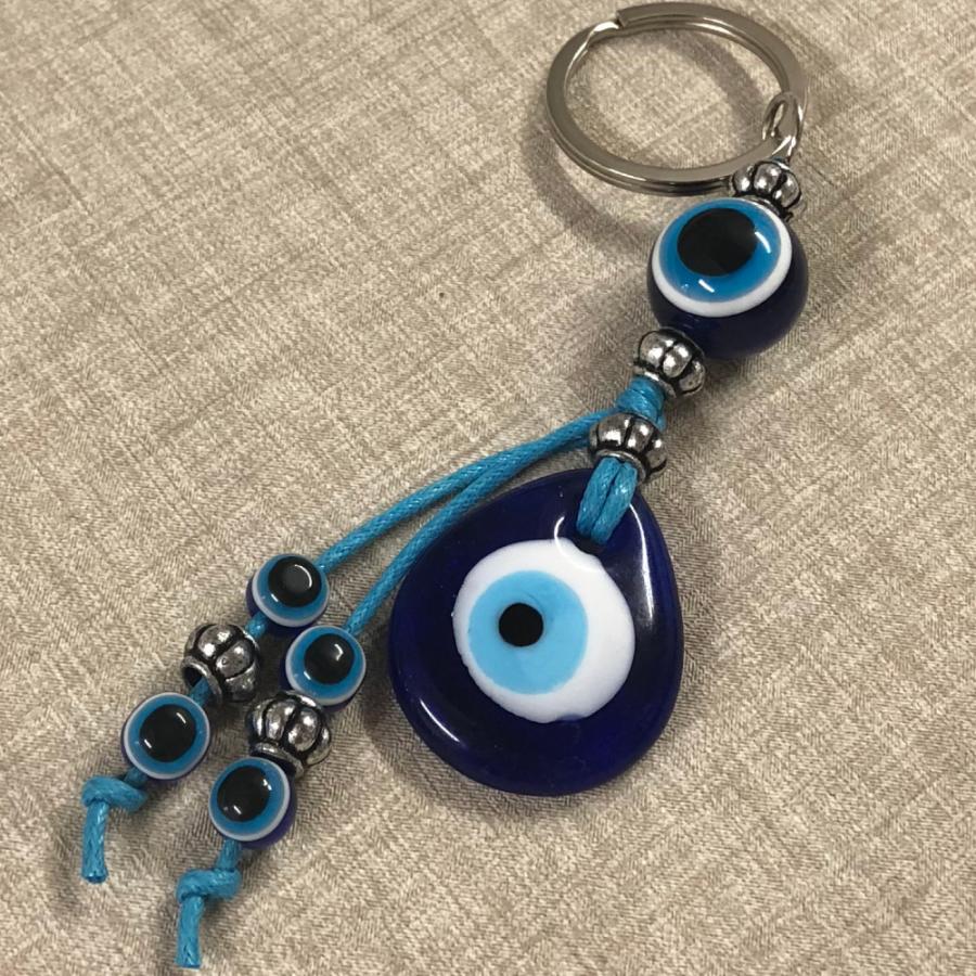 ナザールボンジュウ キーホルダー タイプA ガラス細工 トルコのお守り