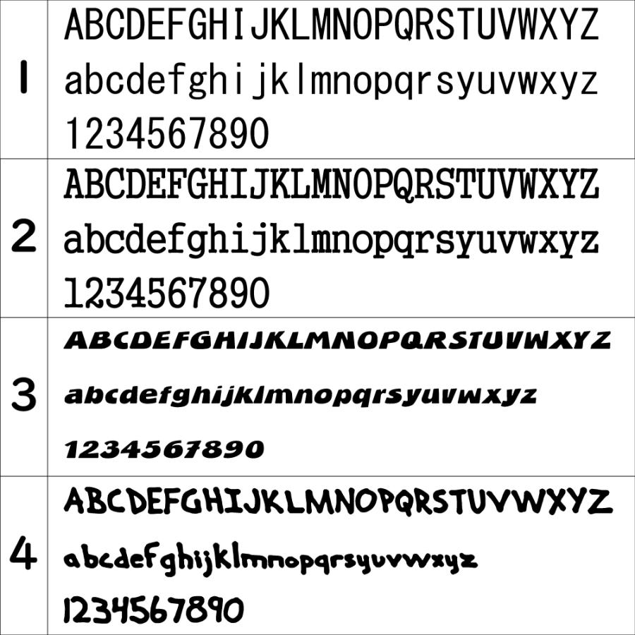 オリジナル アイロン ステッカー 熱転写シート 1文字 150円 1.5