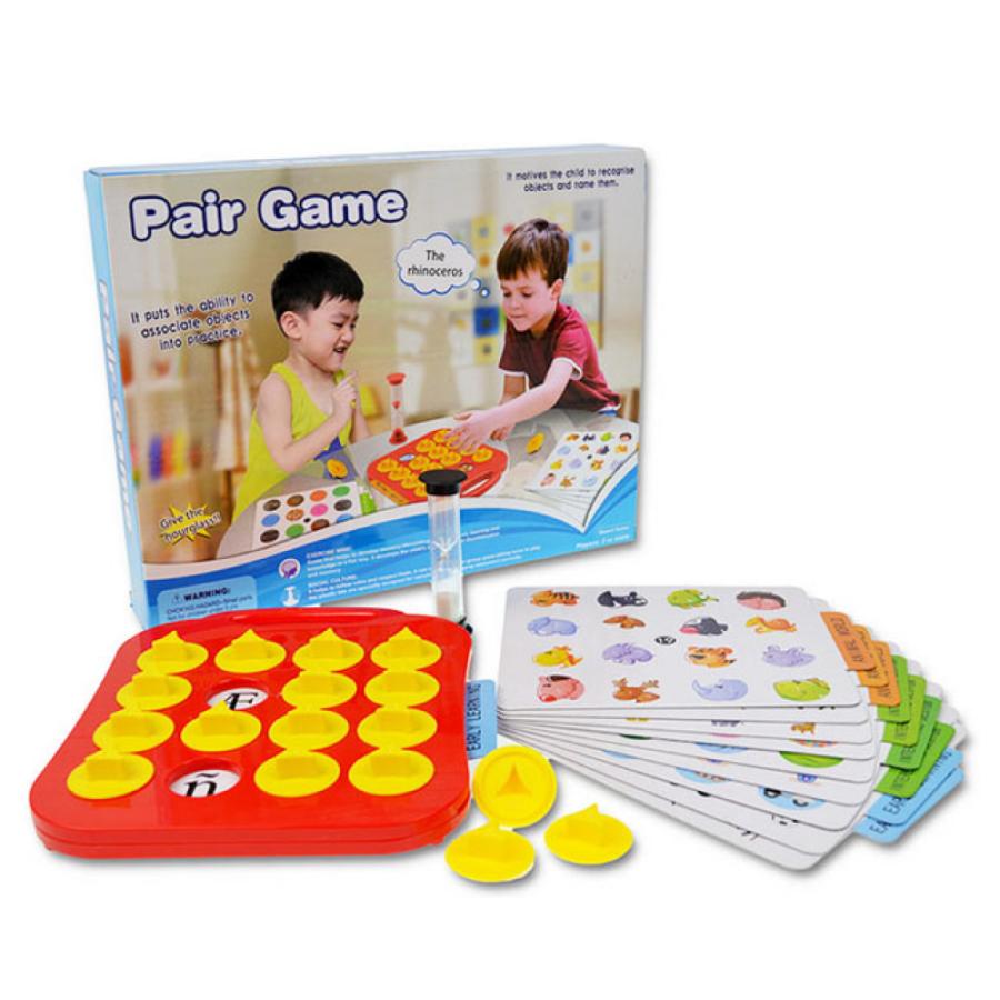 知育玩具 ボード版神経衰弱 ペアゲーム 学習玩具 記憶 能力開発