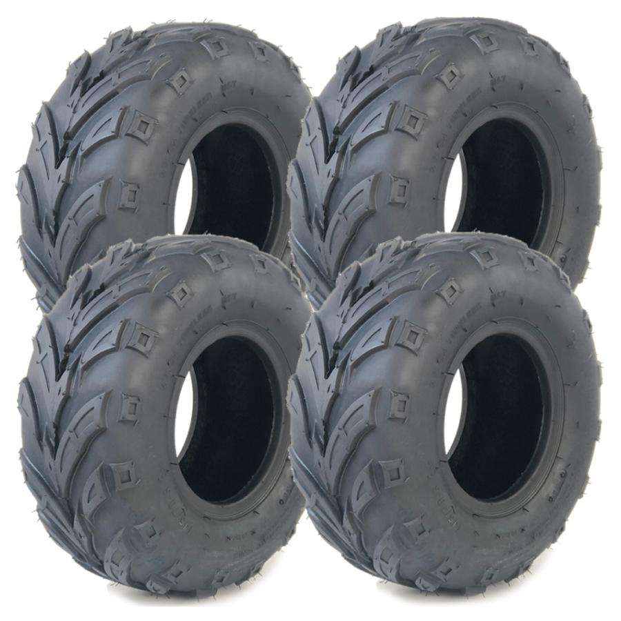 ATV 6インチ用 タイヤ 145706 新品4本セット チューブレス 6インチタイヤ ATVタイヤ バギータイヤ スペアタイヤ 中国製