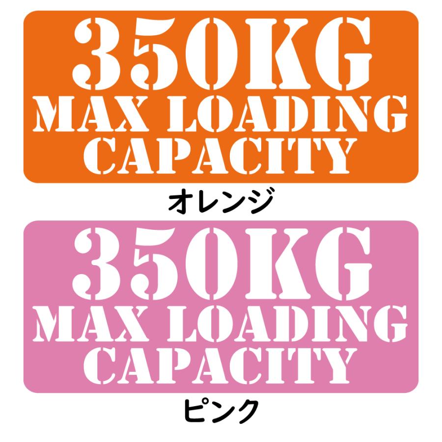 ステッカー 最大積載量 MAX LOADING CAPACITY 選べる10色 積載量指定