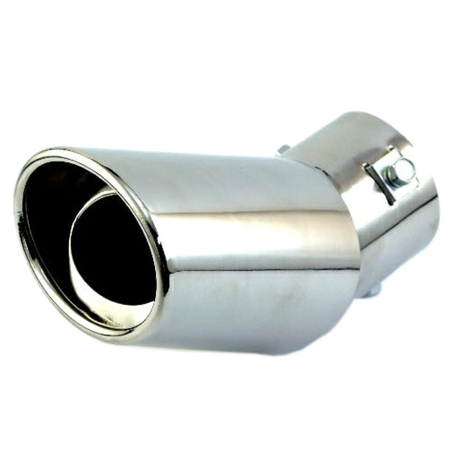 汎用 マフラーカッター オーバルハネ上げ ステンレス 32〜50mm 大口径