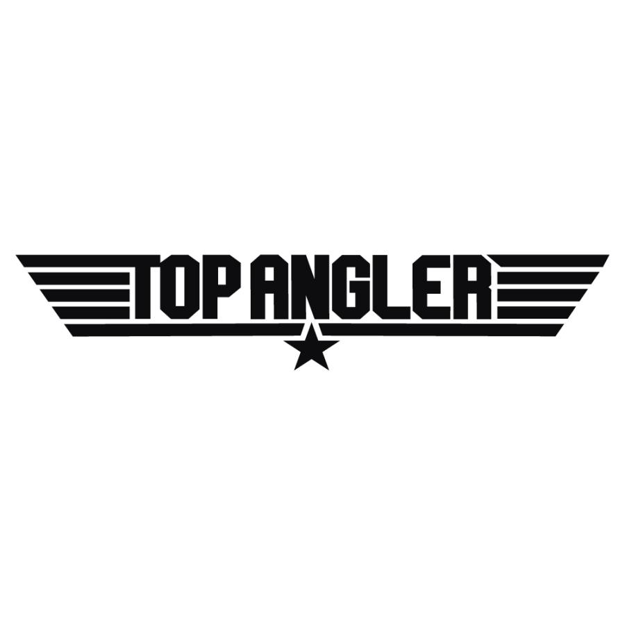 ステッカー TOP ANGLER トップアングラー 選べる10色 縦4.8cm×横