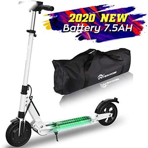 超歓迎 Evercross 電動キックボード キックスクーター 白 折り畳み式 7 5ah大容量製バッテリー 最大時速30キロ 軽量 3段 日本全国送料無料 Www Gettoknowmontco Com