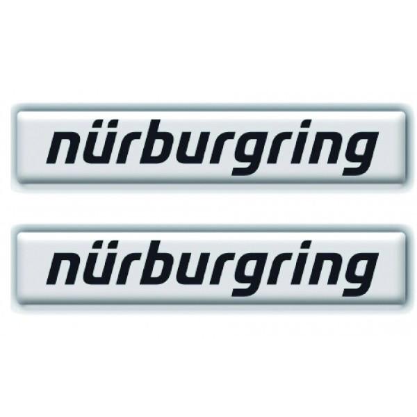 ニュルブルクリンク エンブレム 10cm シルバー／ブラック NRA9952A | 