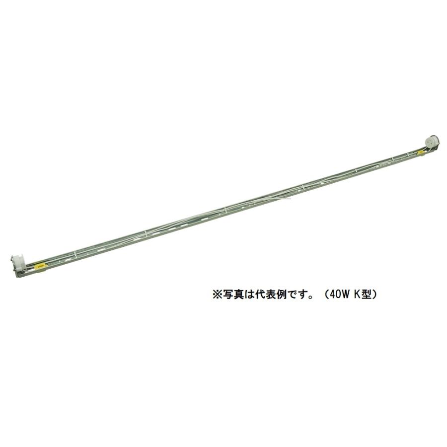 40W直管 40W L型 LED直管ランプ用 ソケット付サッシ 両側2本リード線