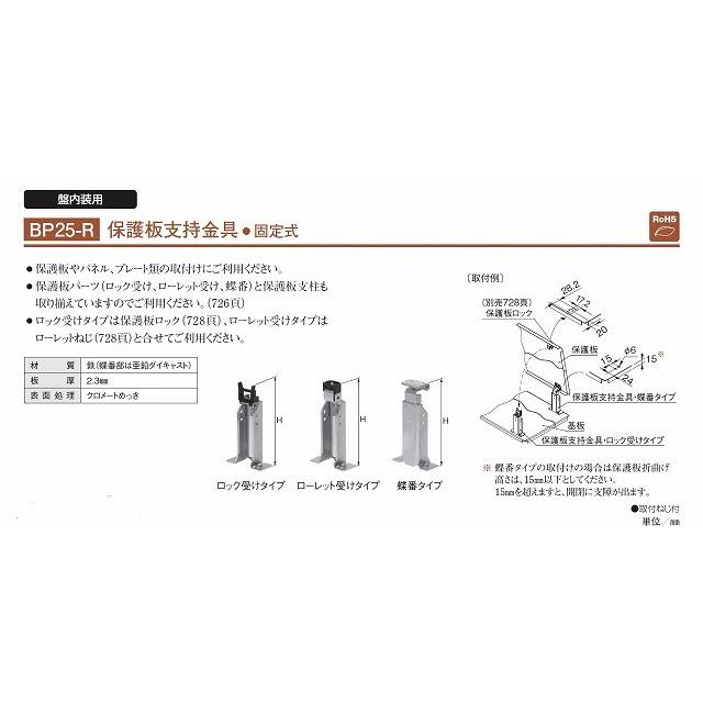 日東工業 日東工業 BP25-230RK 10コ 保護板支持金具・固定式