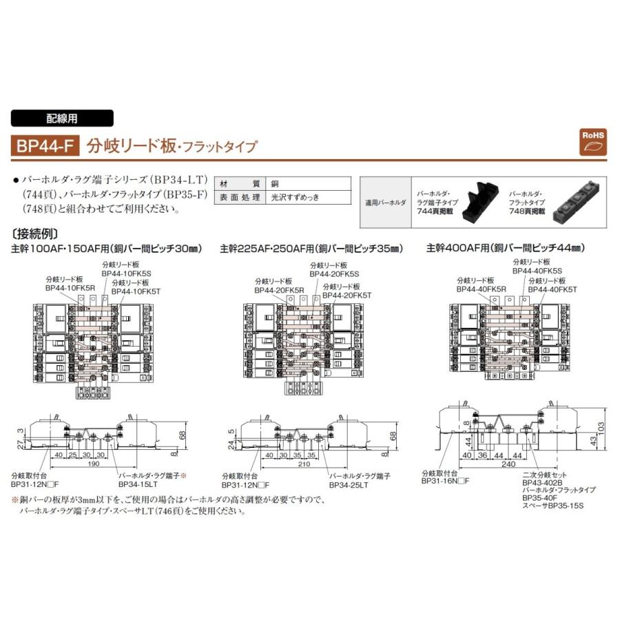 日東工業 Bp44 10f3s コ入 分岐リード板 協約形ブレーカ用 Ne Cタイプ Ge Cタイプ Bp44 10f3s アドウイクス ヤフー店 通販 Yahoo ショッピング