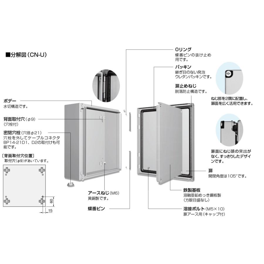 日東工業　CN12-32UC　CN形ボックス（防塵・防水構造）・国際規格認証タイプ｜adwecs｜03