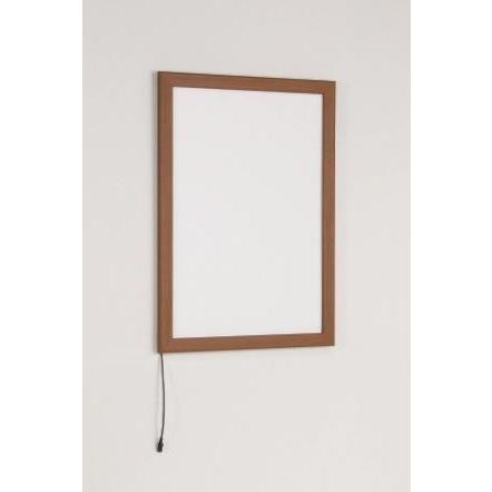 アルモード　FE934BR（木目ブラウン）　A1サイズ　LED内照パネル　カド角　屋内