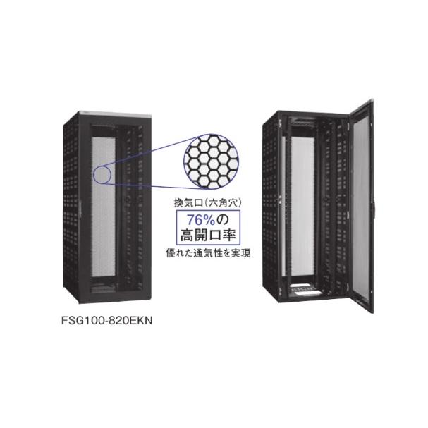 希少／ビルコースト／特注品2連結仕様ラック(世界に一つしかありません) 日東工業 FSG90-820EN・FSG90-820EKN 制震ラック・ガルテクト（W=800
