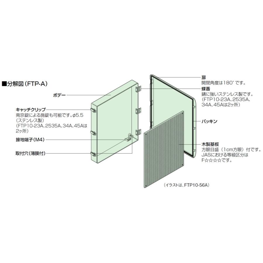 日東工業　FTP10-23A　FRP樹脂製 端子ボックス｜adwecs｜03