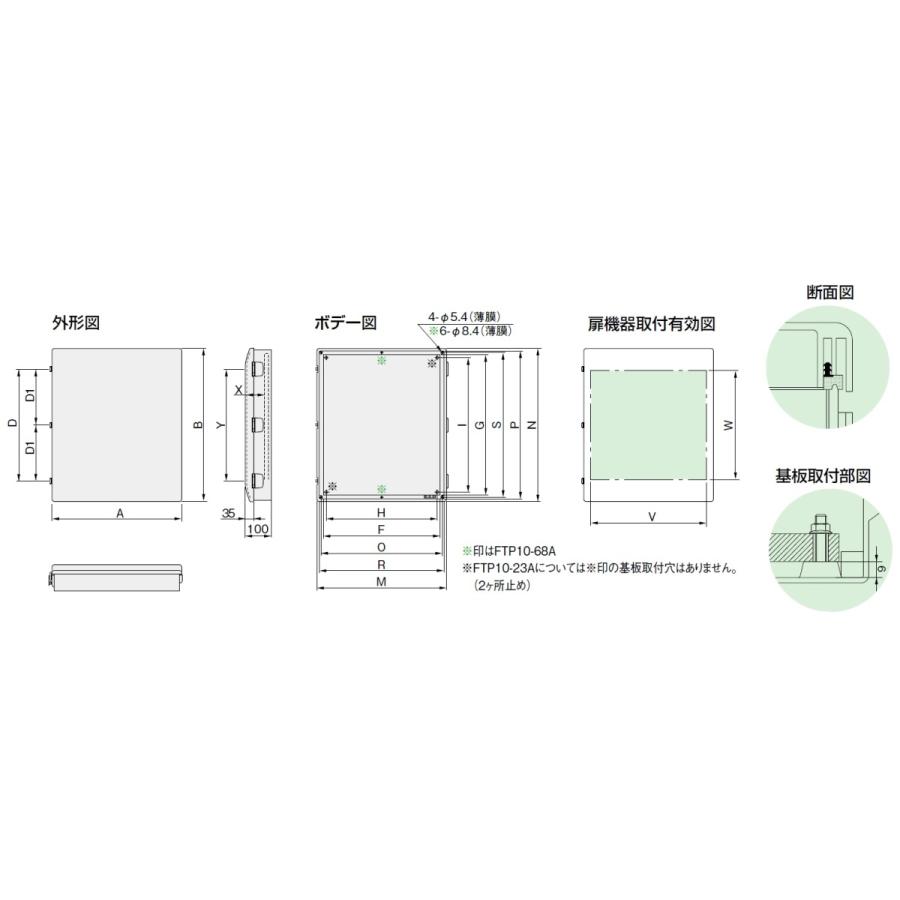 日東工業　FTP10-68A　FRP樹脂製 端子ボックス｜adwecs｜04