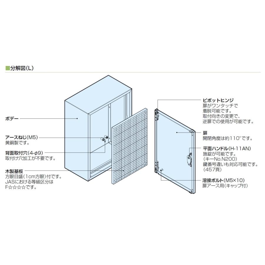 日東工業　L10-33PW　ライトキャビネット｜adwecs｜04