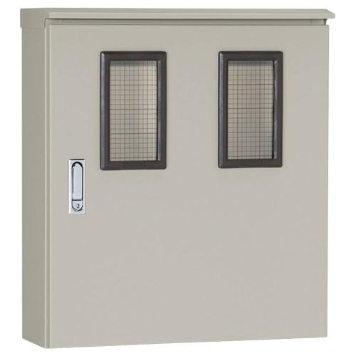 日東工業　OMH-18C　クリーム塗装　引込計器盤キャビネット（水切、防塵・防水パッキン付）
