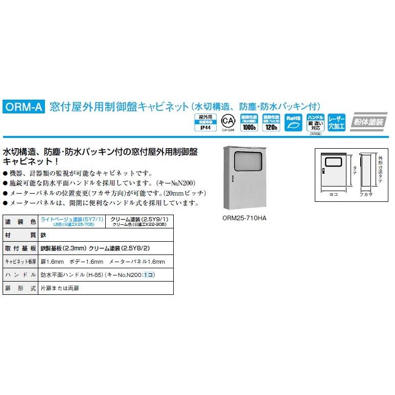 送料無料限定セール中 新品 日東工業 屋外用制御盤キャビネット OR16