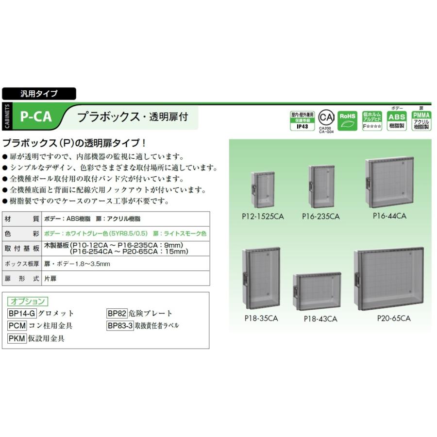 ｂ－２４－２（２４個用の２本セット）４３４０円値引　送料無料　カゴ半分１度に再生 日東工業 P14-23CA 深さ:140 横:200 縦:300 P-CA形 透明扉プラ