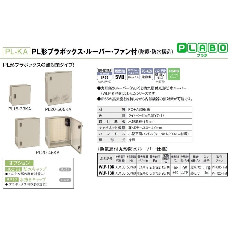 日東工業 日東工業 PL16-33KA フカサ160 プラボックス PL形プラ 日東工業 日東工業 PL16-33KA フカサ160 プラボックス PL形プラ