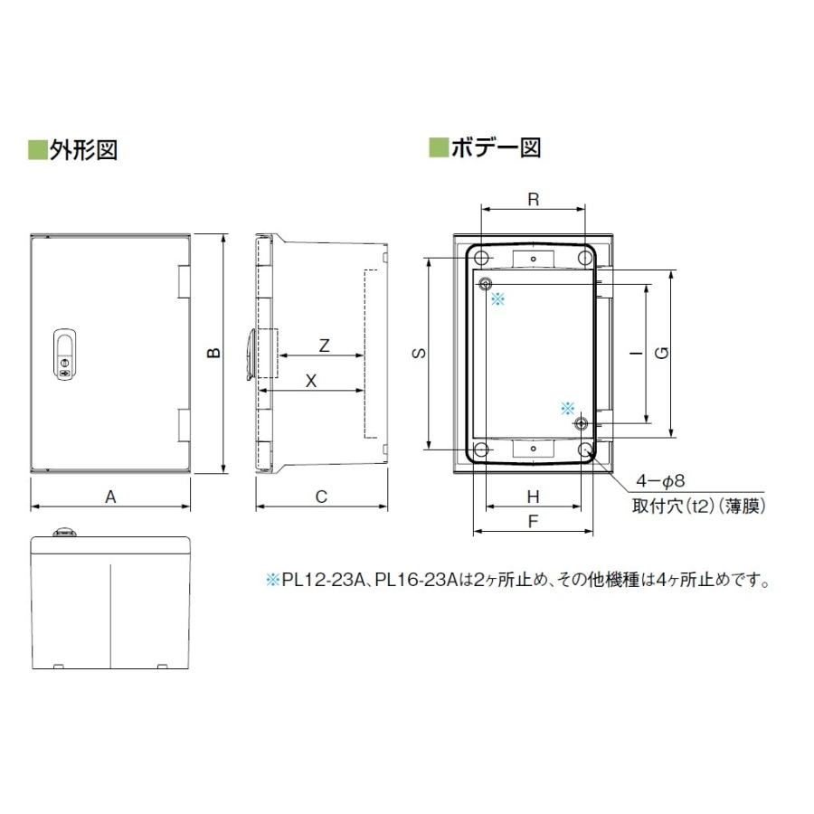 日東工業 日東工業 PLS12-23A PL形プラボックス(防塵・防水構造 日東工業 日東工業 PLS12-23A PL形プラボックス(防塵・防水構造