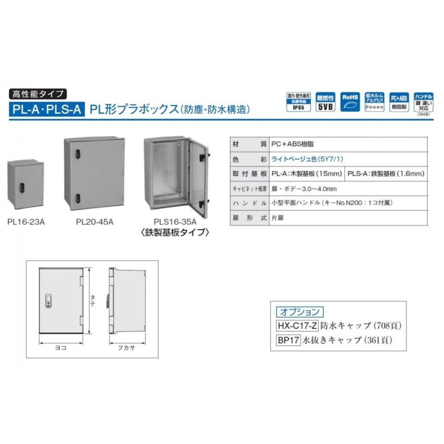 br>日東工業<br>□品名記号:CL20-2525U<br>□[CL-U] CL形