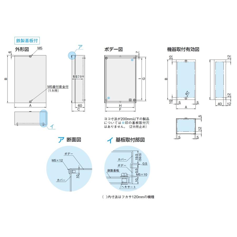 日東工業 日東工業 TE8-12 TE形ターミナルボックス・鉄製基板付 