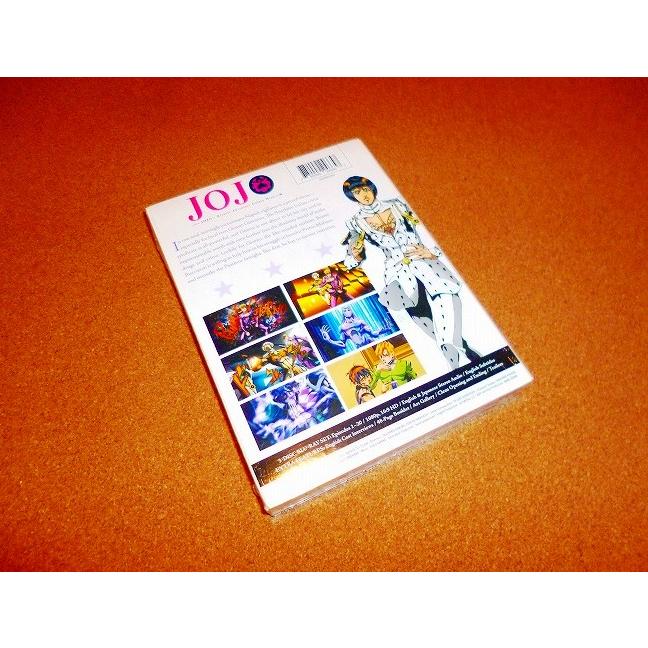 激安単価で 新品bd ジョジョの奇妙な冒険 黄金の風 第5部前半 1 話boxセット 北米版 宅送 Mccei Org