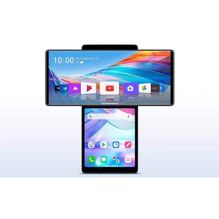 送料無料 新品 Lg Wing 128gb イリュージョンスカイ Simフリー 2枚重ね画面端末 ディスプレイ 90度回転スマホ 十字スマートフォン ダブル液晶 代引き手数料無料 Www Cepici Gouv Ci