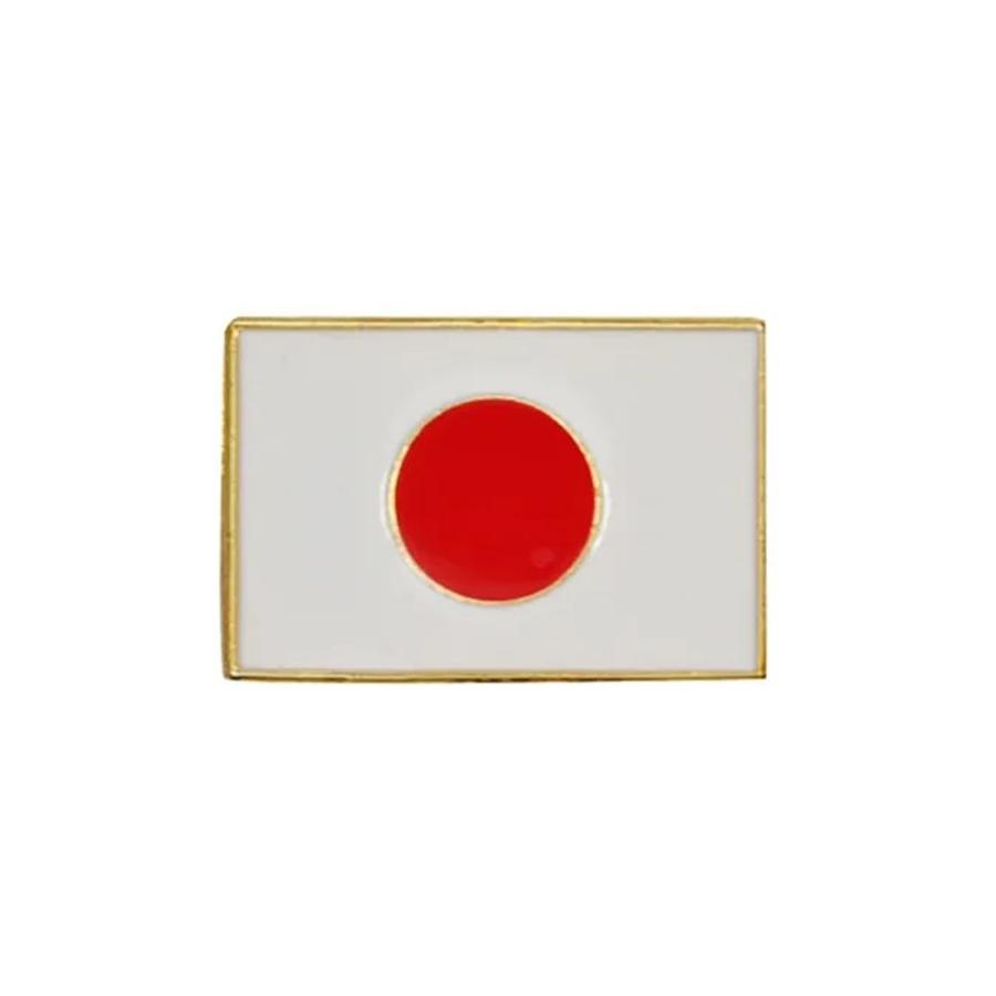 日の丸 ピンバッジ タイタック 日章旗 日本国旗 日本 ピンズ 長方形 ACP094 13×20mm 台紙付 |  | 01