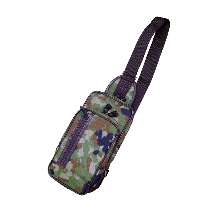 陸上自衛隊 ワンショルダーバッグ BAB018 ボディバッグ 陸自 カモフラ柄 迷彩 自衛隊グッズ JGSDF ショルダー グリーン カモフラージュ | 