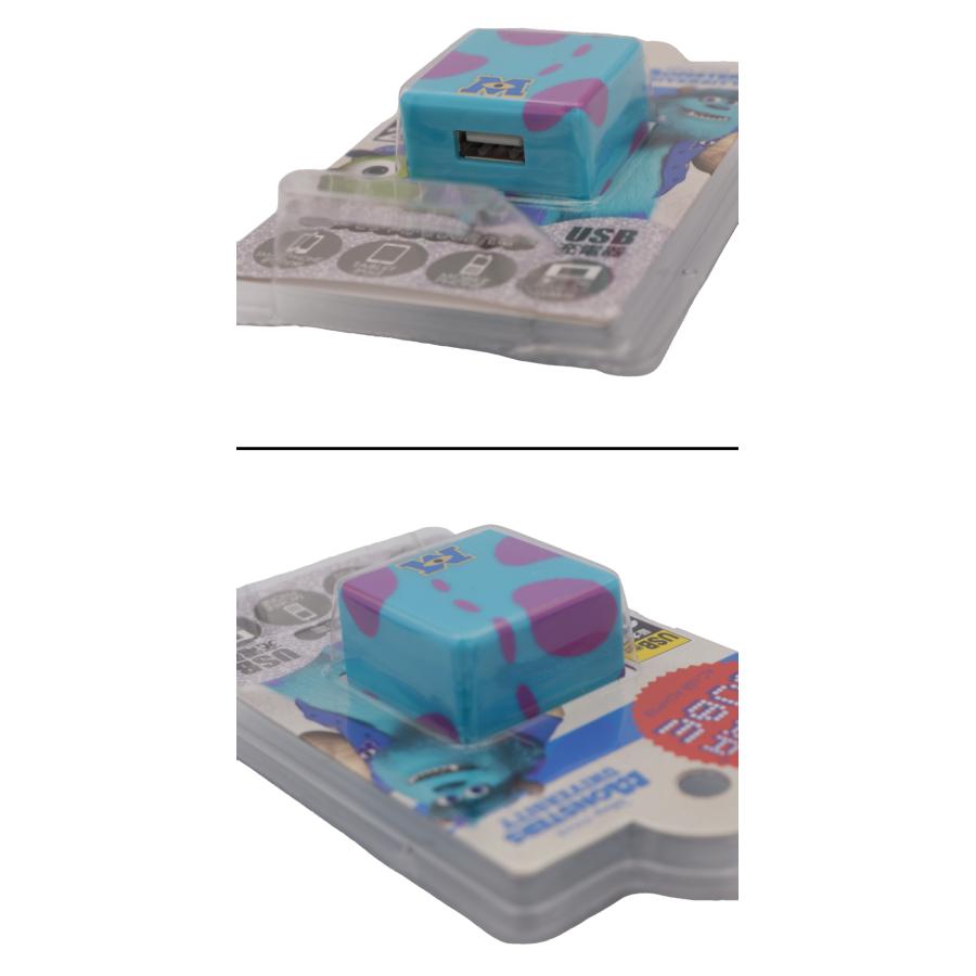 Disney ディズニー CHARA CUBE キャラキューブ Sulley サリー Monsters, Inc. モンスターズインク USB TypeA AC充電器 CU2-DN-10 |  | 02